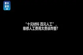 “十元材料百元人工”，维修人工费用太贵该咋整？视频封面