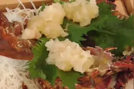 龙虾刺身制作过程视频封面