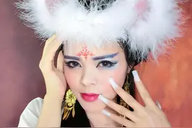 原创精致狐妖妆容图片