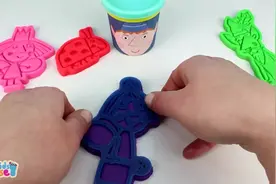 彩泥模具DIY卡通人物模型，创意手工学颜色，益智玩具视频封面