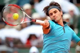 超慢镜头细节分析费德勒正手图片