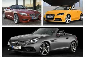 车型对比：德系跑车终极对决！TTS、SLK、Z4谁更拉风？图片