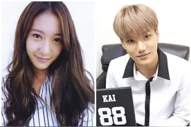 EXO成员Kai热恋f(x)Krystal被逮！“互穿大衣”甜蜜取暖图片