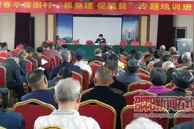 武冈市迎春亭街道办事处举办“抓党建促脱贫”专题培训班图片