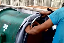 屋顶巨型通风管道安装，现场拍摄第二集视频封面