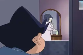 蜡笔小新：风间感觉妈妈不对，自己身边的妈妈竟是个可怕怪物！