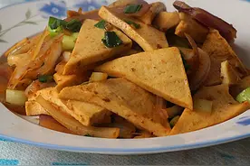 孜然千叶豆腐的做法图片