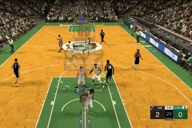 NBA2KOL2球队战术FIST 24 CROSS之sg跑三分和c挡拆教学 03视频封面