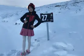 浙江90后姑娘挑战北极圈极地马拉松 系参加赛事最小选手图片