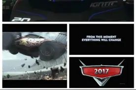 《赛车总动员3》画风突变 闪电麦昆遇车祸图片