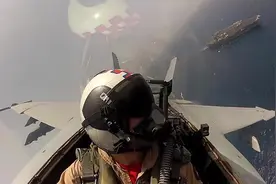 F/A-18超级大黄蜂高速低空机动驾驶舱视野「转载自YouTube」视频封面