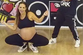孕妇大跳霹雳舞 孕妇运动的好处图片