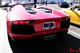 这速度这骚浪就是这么任性！兰博基尼-布加迪等豪车声浪迷死人!图片