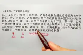 数学7上：一元一次方程应用题，如何列表格，找等量关系？很实用