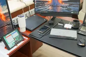 我是这么摆置那些电子设备：戴尔U2515H + MSA14 + AC511和办公室EEDU图片