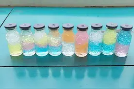 头孢安瓿瓶做成的星空瓶图片