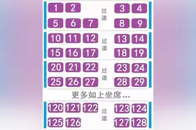 「南铁科普」列车座位分布图，乘车坐哪早知道图片