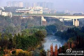 花溪十里河滩之晨曦，淡淡的时光图片