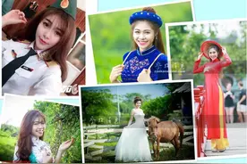 越南军队文艺大学美女如云 群芳争艳图片