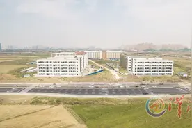 襄阳三中东津新校区建设如火如荼图片