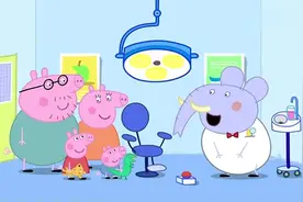 原来大象是牙医，怪不得他的牙齿那么好