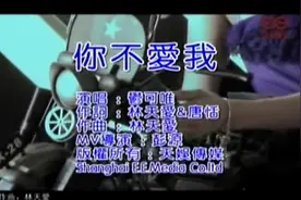 郁可唯-你不爱我视频封面
