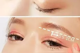 掌握好眉眼之间的这段距离 减龄扮嫩的关键图片