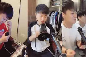 高火火耍赖与浩博合唱，拿喇叭唱歌，还被徒弟人工喷水视频封面