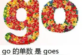 英语音标单词拼读：走go goes