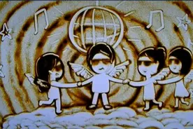 打工妹随便认干哥哥靠谱吗？过年找个老实人嫁了吧！看看这个沙画