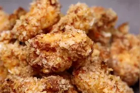 鸡米花 非油炸 香辣鸡米花，简单到不可思议 零食小吃不要放过