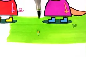 儿童简笔画：小猪佩奇的三个好朋友视频封面