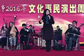 三意社2016惠民演出，屈淑红秦腔清唱唱段 优秀青年演员图片