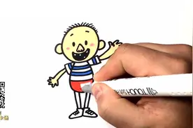 曲洲老师画卡通：少儿卡通简笔画系列——大卫不可以视频封面
