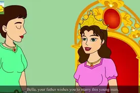 英语故事-恶魔和三根金发Devil with Three Golden Hairs Story