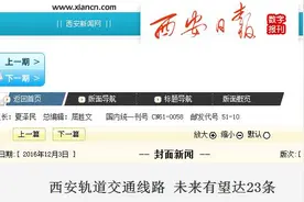 23条地铁贯穿大西安的未来交通，快来看最新规划图！图片