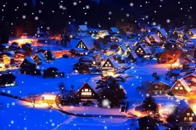 白川乡点灯 限定6天的白色童话世界！图片