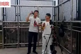 姬银龙弟子李福建朱青天高架桥上莲花落《老虎学艺》