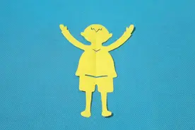 剪纸男孩2 人物剪纸视频教程大全 儿童亲子手工DIY教学