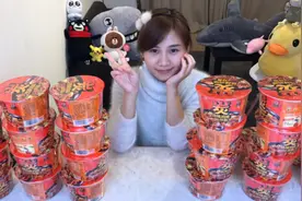重庆女孩挑战吃辣冠军，农心新品验证耐辣能力图片