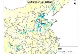 京津冀及临省46条高速公路因雾霾封闭图片