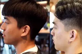 男生把刘海掀起来后，确实清爽帅气了不少！视频封面