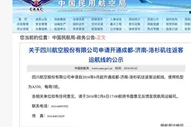 川航申请开通成都飞洛杉矶航线 到美国更方便了！图片