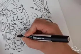 看看大师如何画小女孩的，画成这样我服了，最后太漂亮了！