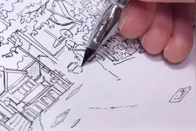 原来还可以这样画画，真是不一样的手绘！太漂亮了！视频封面