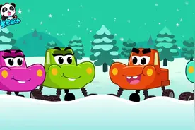 宝宝巴士欢乐圣诞—圣诞节小卡车，这几个小淘气太可爱了，看不够视频封面