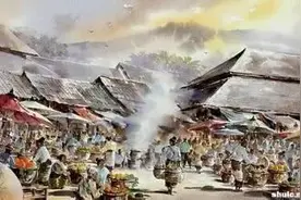 快过年了，乐山人"赶场"都在买这些东西!图片