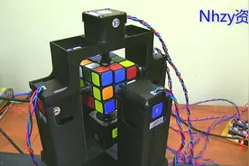一秒就可解开魔方的机器诞生！图片