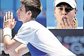 莎拉波娃搞怪模仿秀 小德迪米罗迪克谁更传神？图片