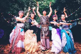 一样的肚皮舞，不一样的部落融合风图片